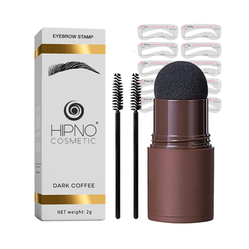 Eyebrow Stamp Kaş Pudrası ve Şekillendirme Kiti | Koyu Kahve