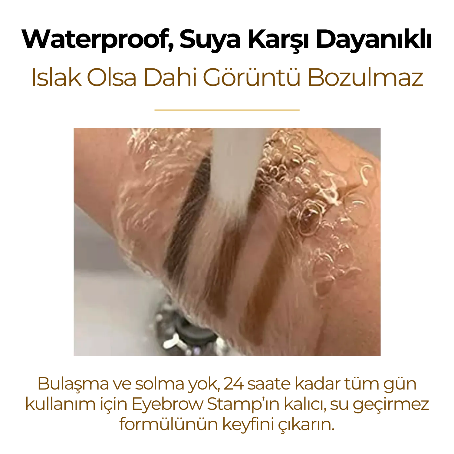 Eyebrow Stamp Kaş Pudrası ve Şekillendirme Kiti | Kahverengi