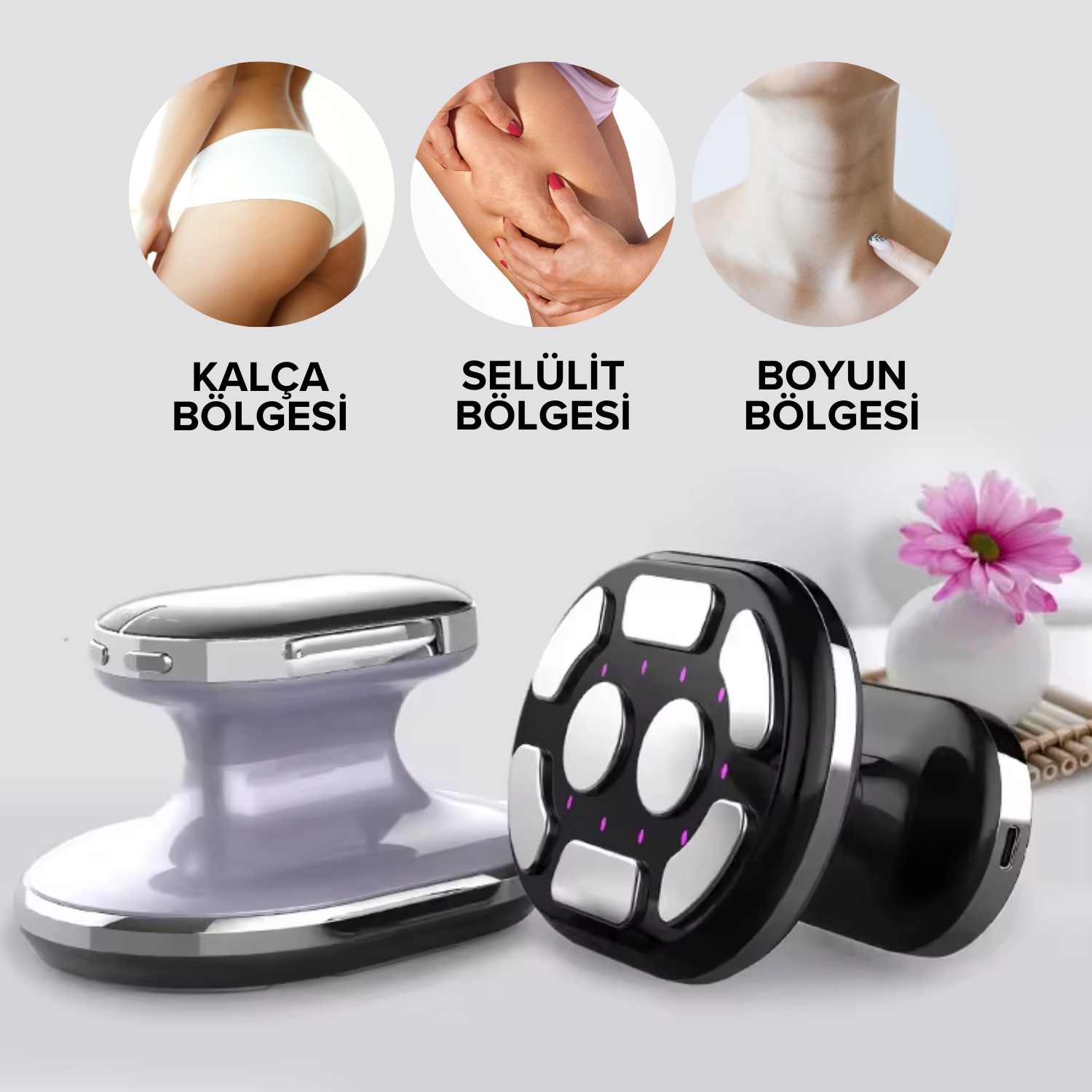 Body EMS RF Selülit Giderici ve Sıkılaştırıcı Vücut Masaj Cihazı
